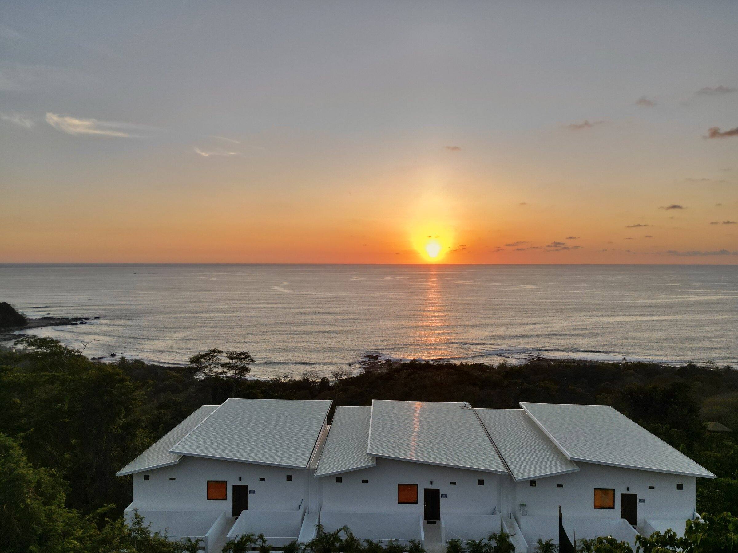 Les Roches from above, wide.