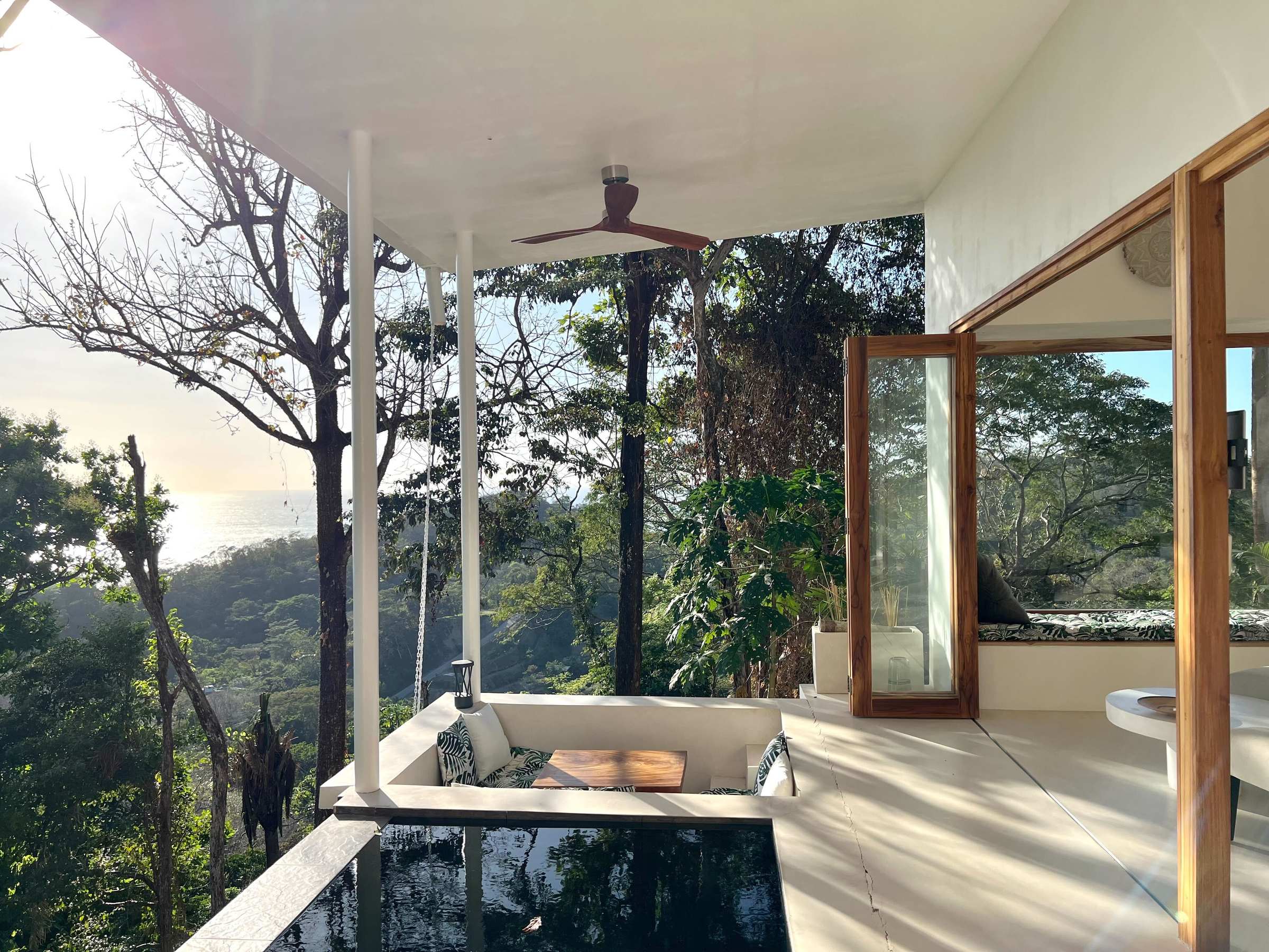 Nouli — terrace and plunge pool, daylight.